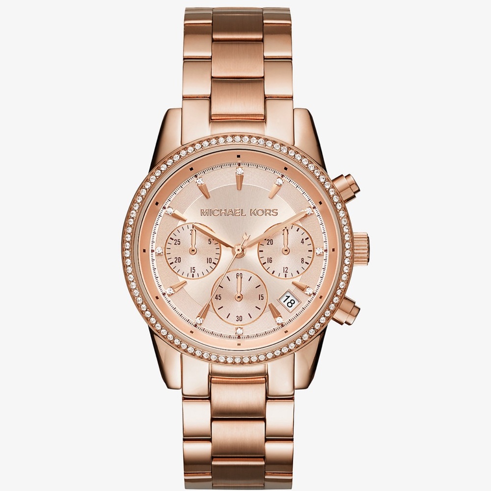 MICHAEL KORS
Ritz Rose Gold-Tone Watch